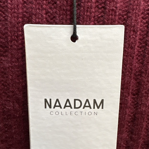 Naadam Rib Knit Midi Dress - Deep Eggplant - NWT - Picture 5 of 5